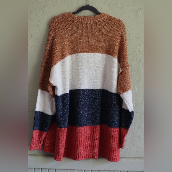 Madewell Striped Baxter Sweater Tunic Sz Small - Picture 6 of 6